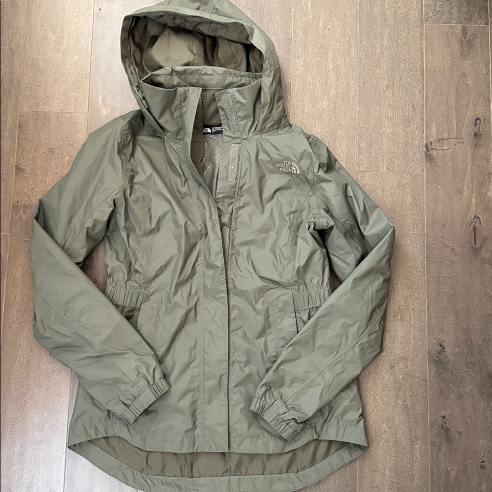 The North Face Sage Green Hooded Jacket